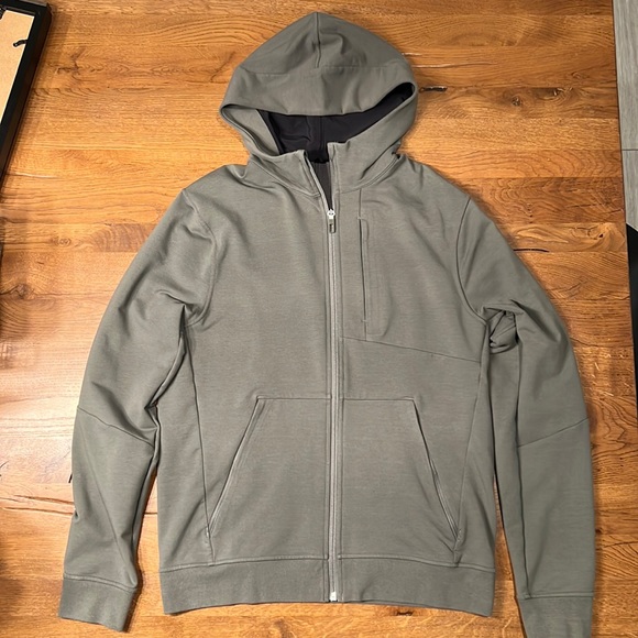 lululemon athletica Other - Lululemon Athletica City Sweat Full-zip Hoodie Grey Sage perfect condition Med